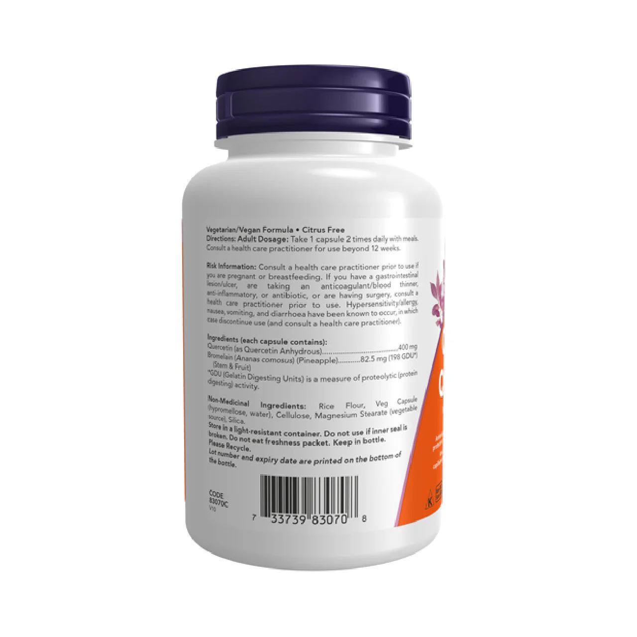 NOW - Quercetin | 120 Caps - Image 2