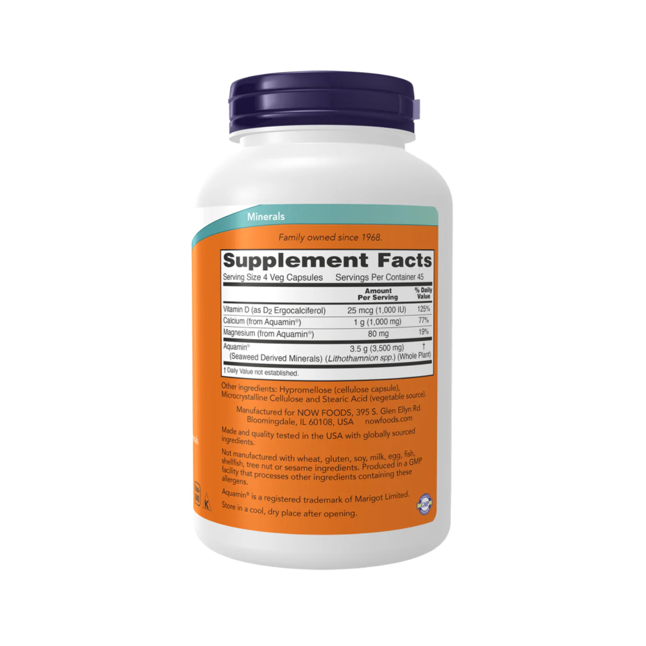 NOW - Red Mineral Algae | 180 Capsules - Image 2