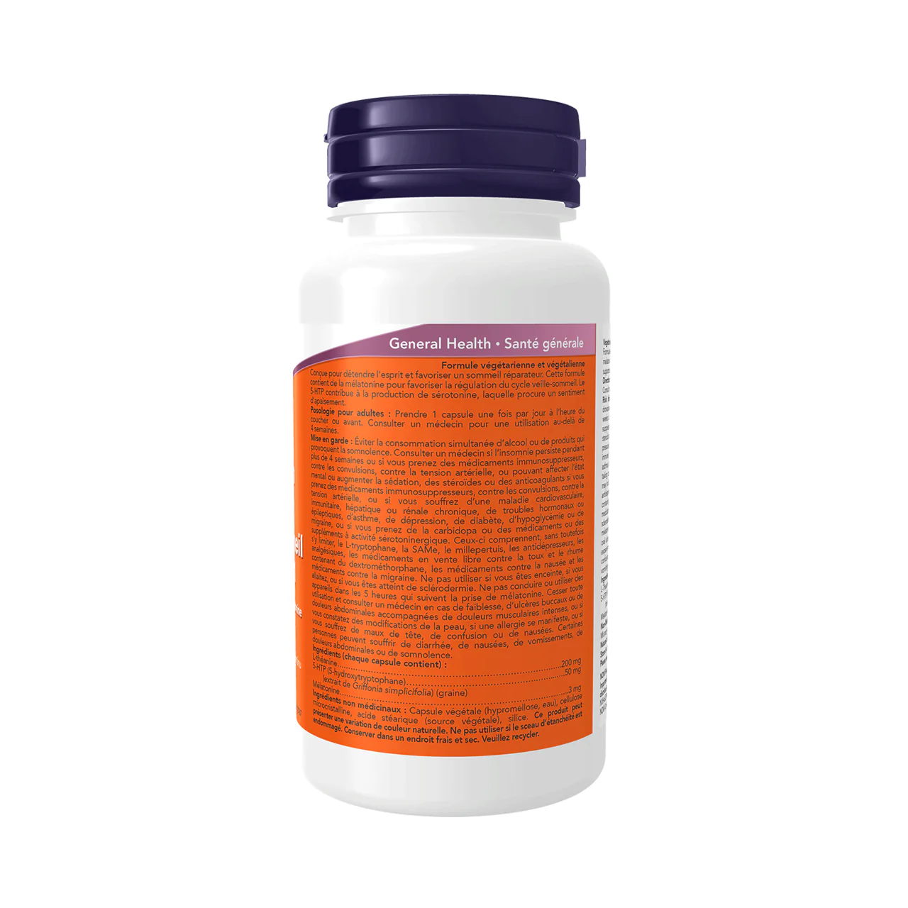 NOW - Sleep Regimen 3IN1 Blend | 90 Capsules - Image 3