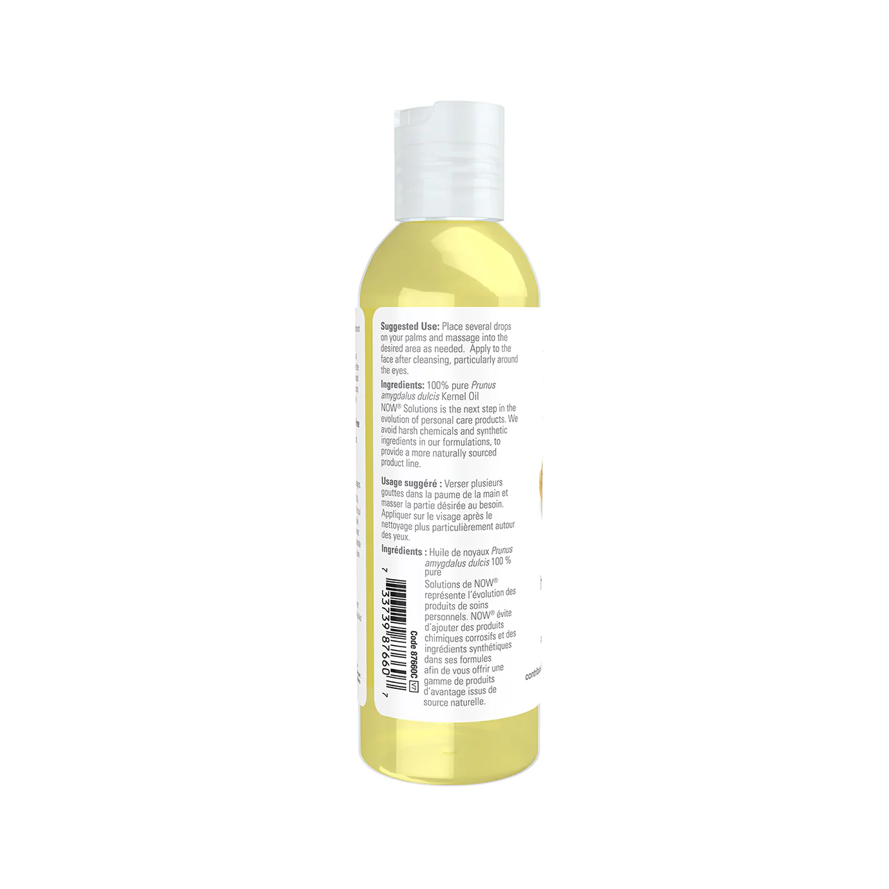 NOW - Sweet Almond Oil | 118 mL - Image 2