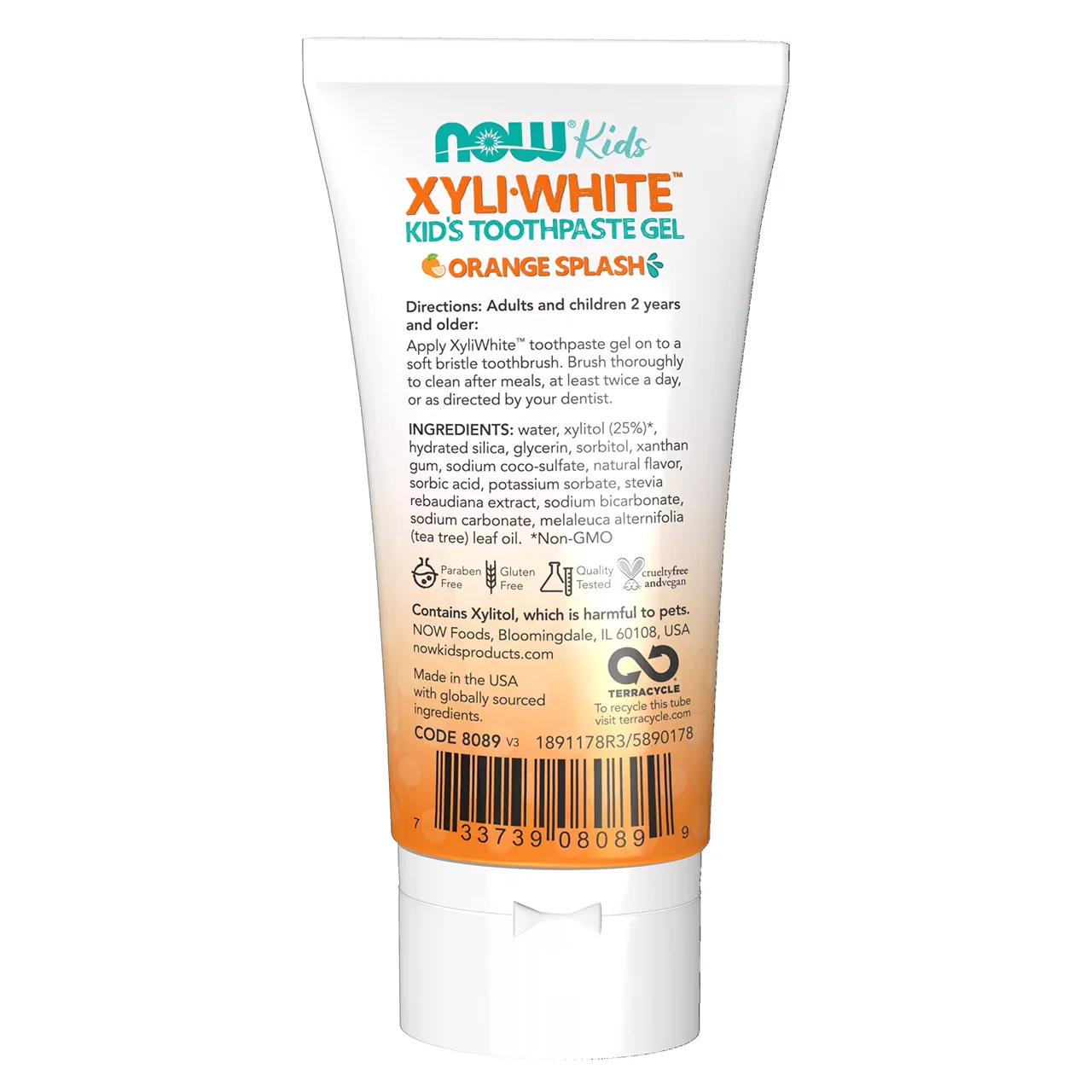 NOW - Xyli-White Strawberry Splash Kids Toothpaste Gel | 85 g - Image 2