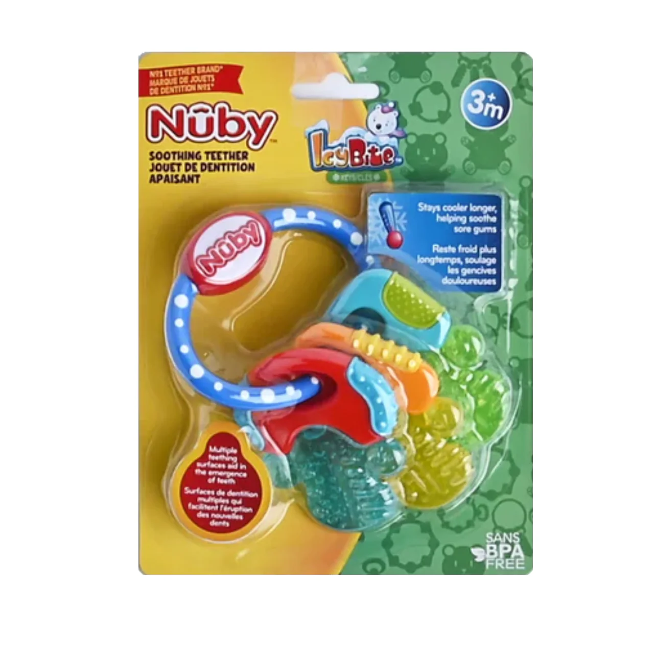 Nuby - Soothing IcyBite Teether Keys | 1 Pack
