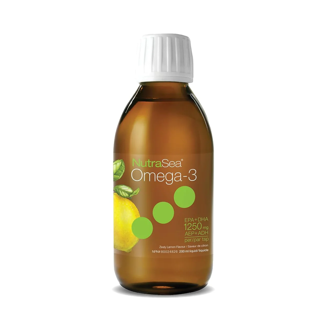 NutraSea - Omega-3, Zesty Lemon | 200 mL