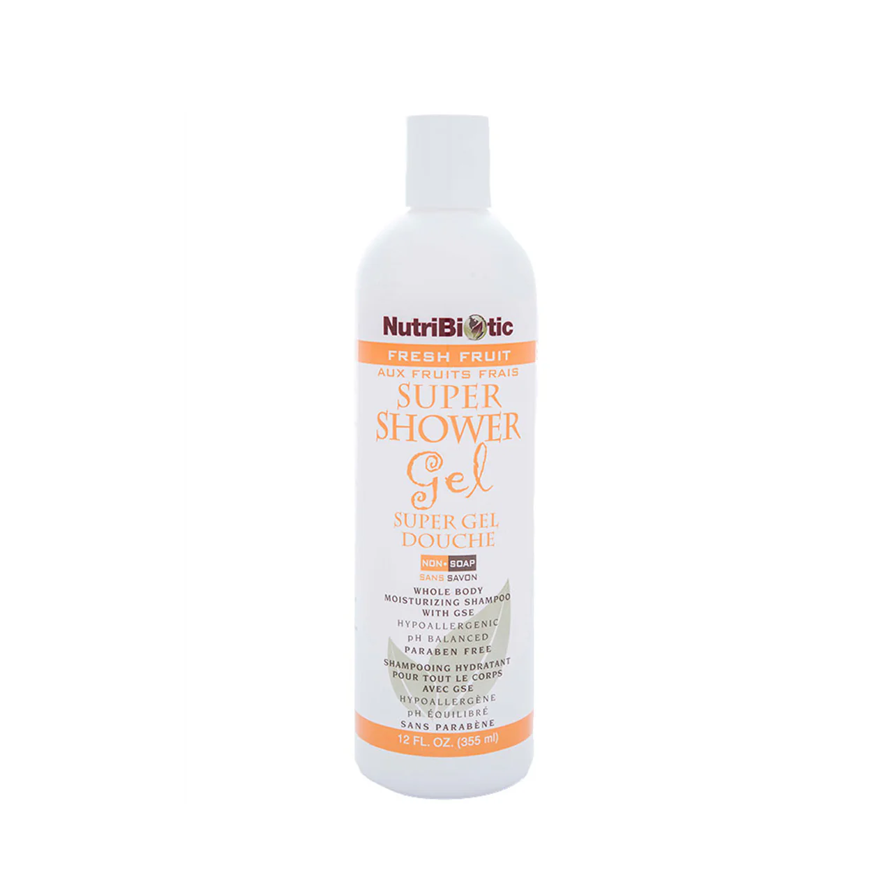 Nutribiotic - Nonsoap Super Shower Gel, Fresh Fruit | 355 mL