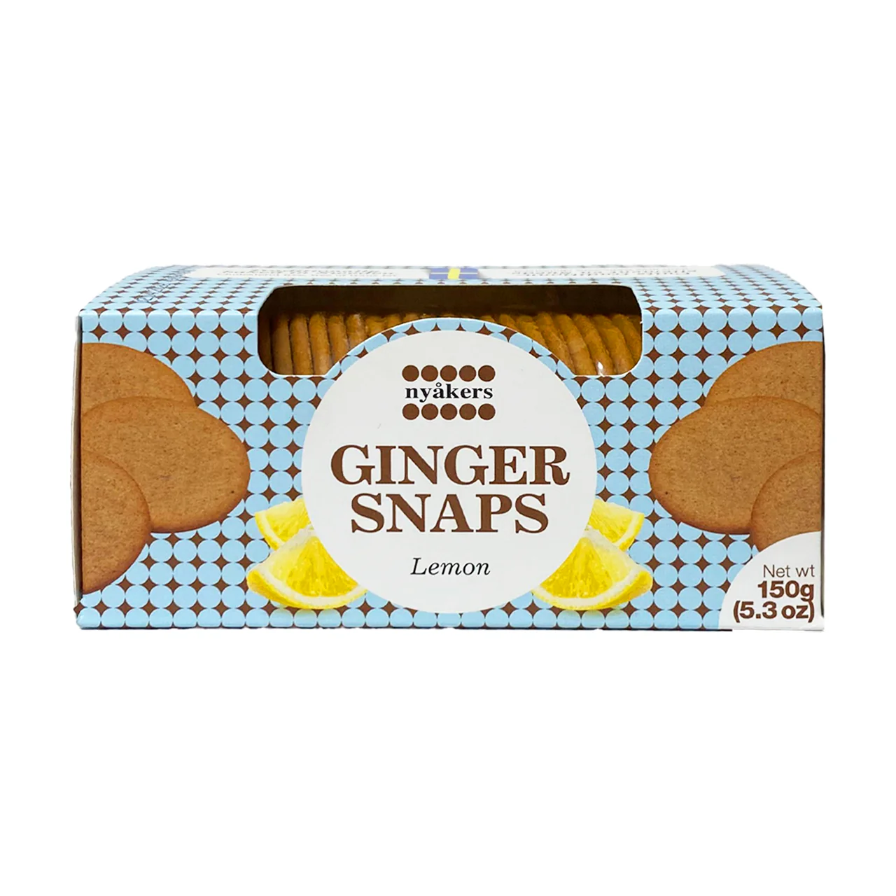 Nyåkers - Ginger Snaps, Lemon | 150 g