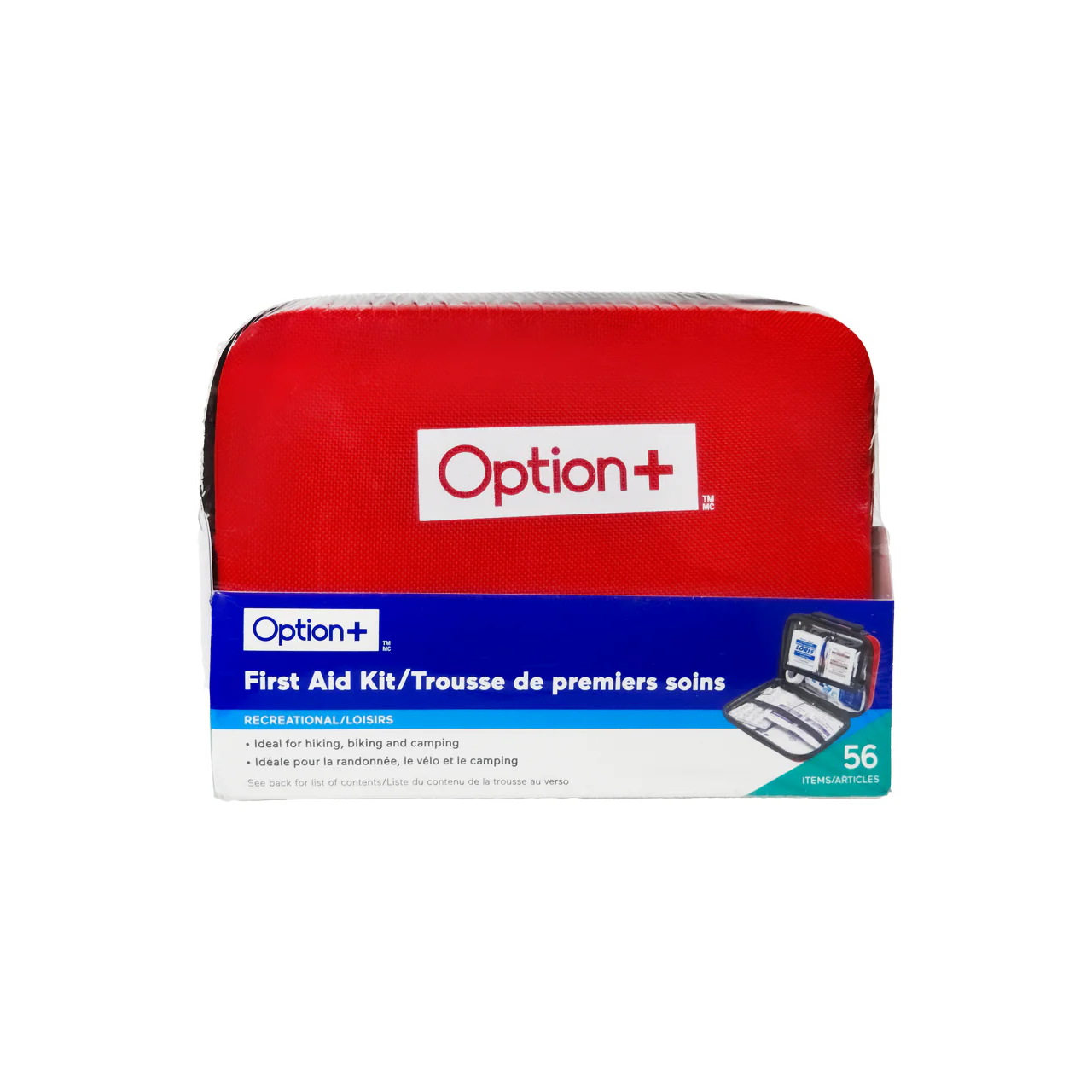 Option+ Recreational First Aid Kit | 56 Items