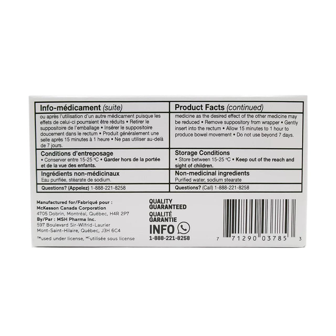 Option+ Glycerin Suppositories for Constipation Relief | 48 Suppositories - Image 2