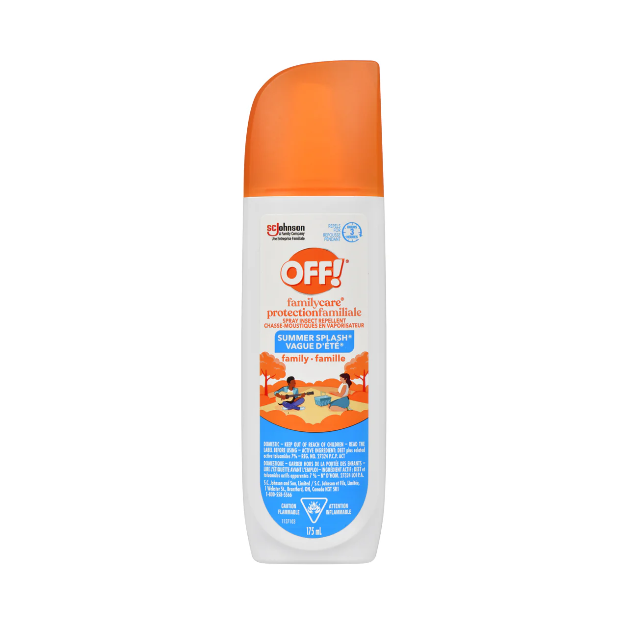 OFF! Familycare Spray Insect Repellent, Summer Splash | 175 mL