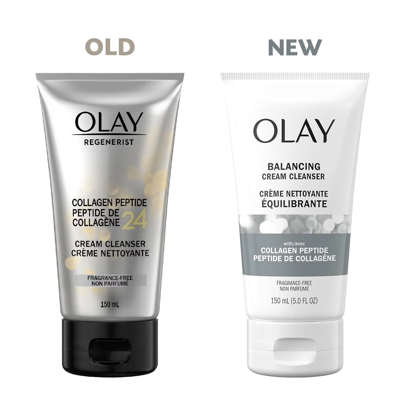 Olay - Balancing Cream Cleanser With Collagen Peptide, Fragrance Free | 150 mL - Image 2