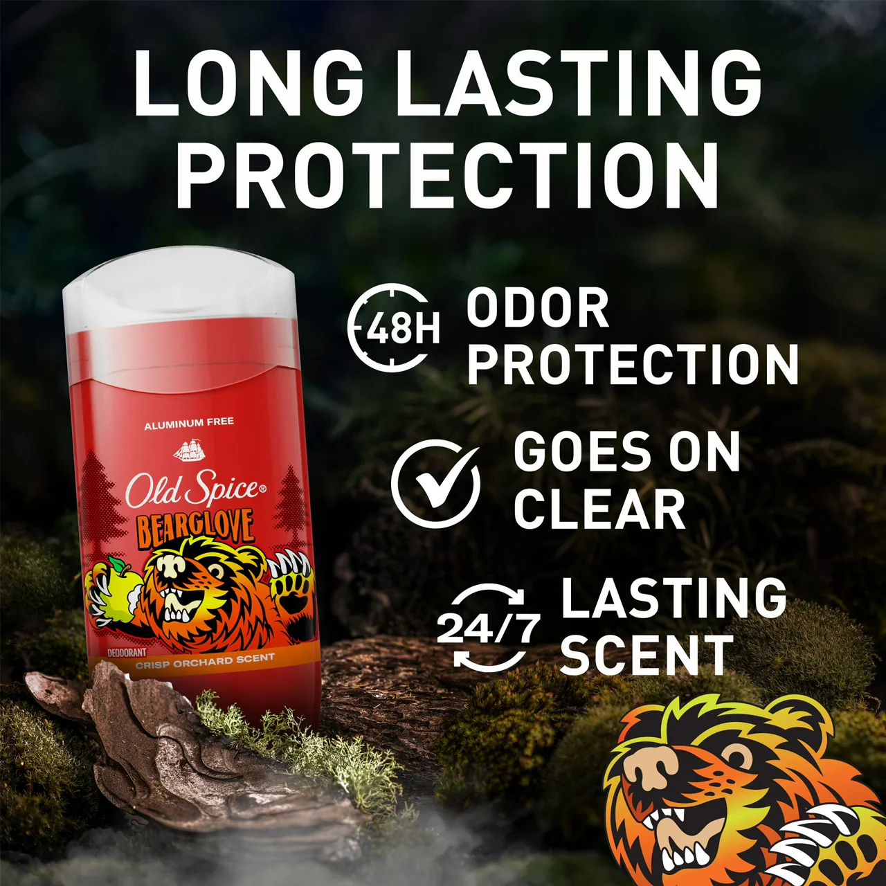 Old Spice - Bearglove Deodorant, Crisp Orchard Scent | 85 g - Image 3