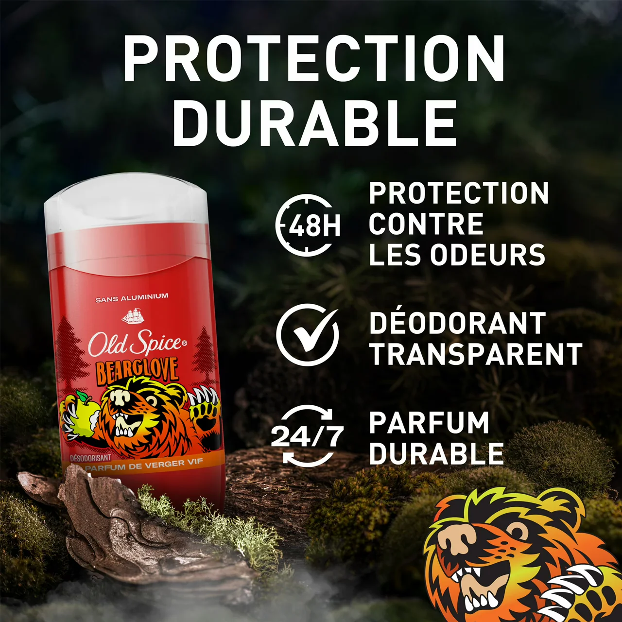 Old Spice - Bearglove Deodorant, Crisp Orchard Scent | 85 g - Image 4
