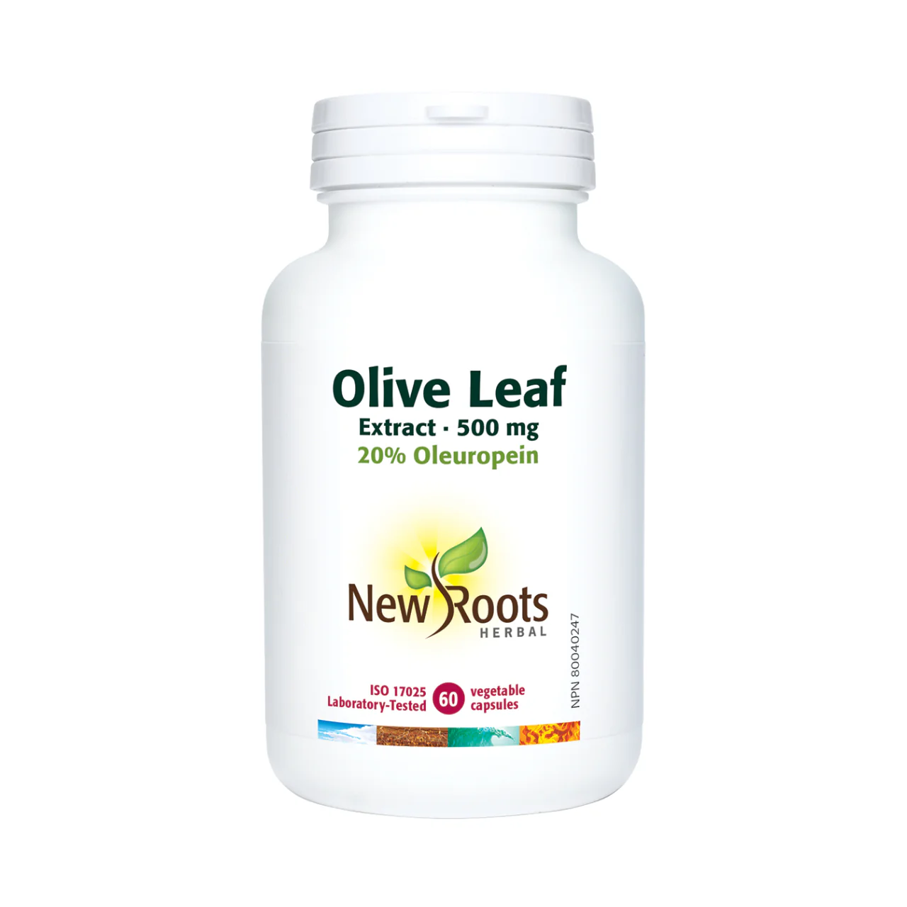 New Roots - Olive Leaf Extract 500 mg | 60 Capsules