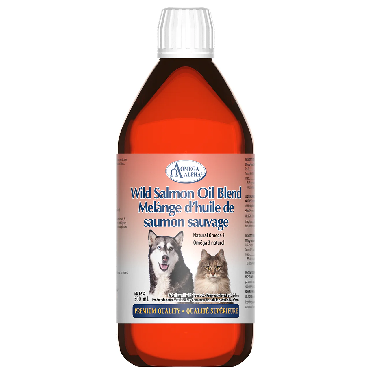 Omega Alpha - Wild Salmon Oil Blend | 500 mL