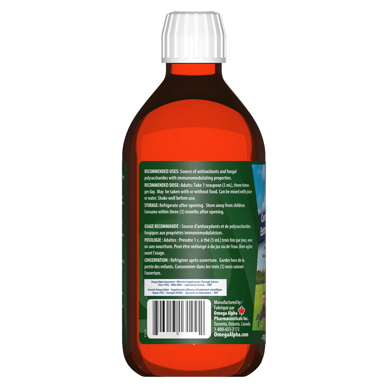 Omega Alpha - Cordyceps Mushroom Extract | 250 mL - Image 3