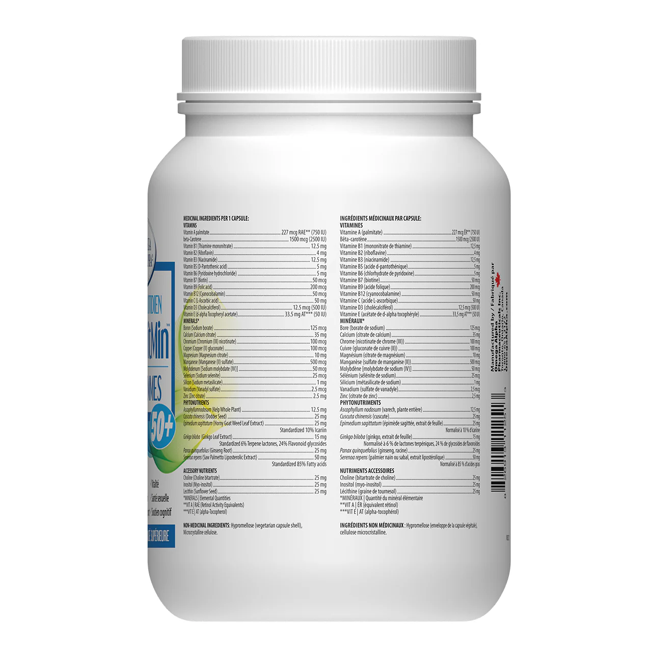 Omega Alpha - Daily Multi-VitMin Men 50+ | 60 Veg Caps - Image 3