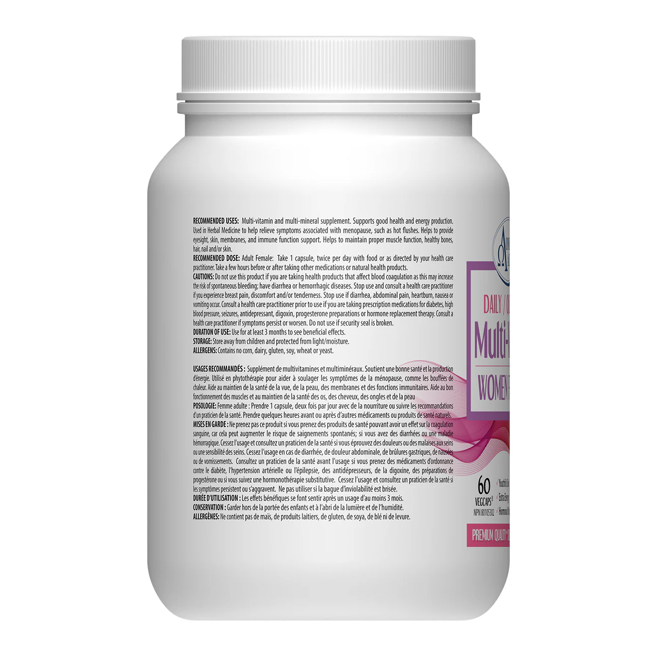 Omega Alpha - Daily Multi-Vitamin Women 50+ | 60 Veg Caps - Image 3