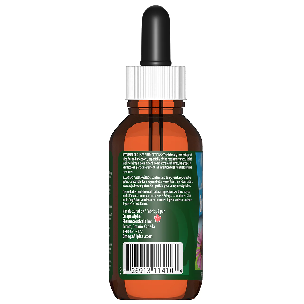 Omega Alpha - Echinacea for Cold & Flu | 50 mL - Image 3
