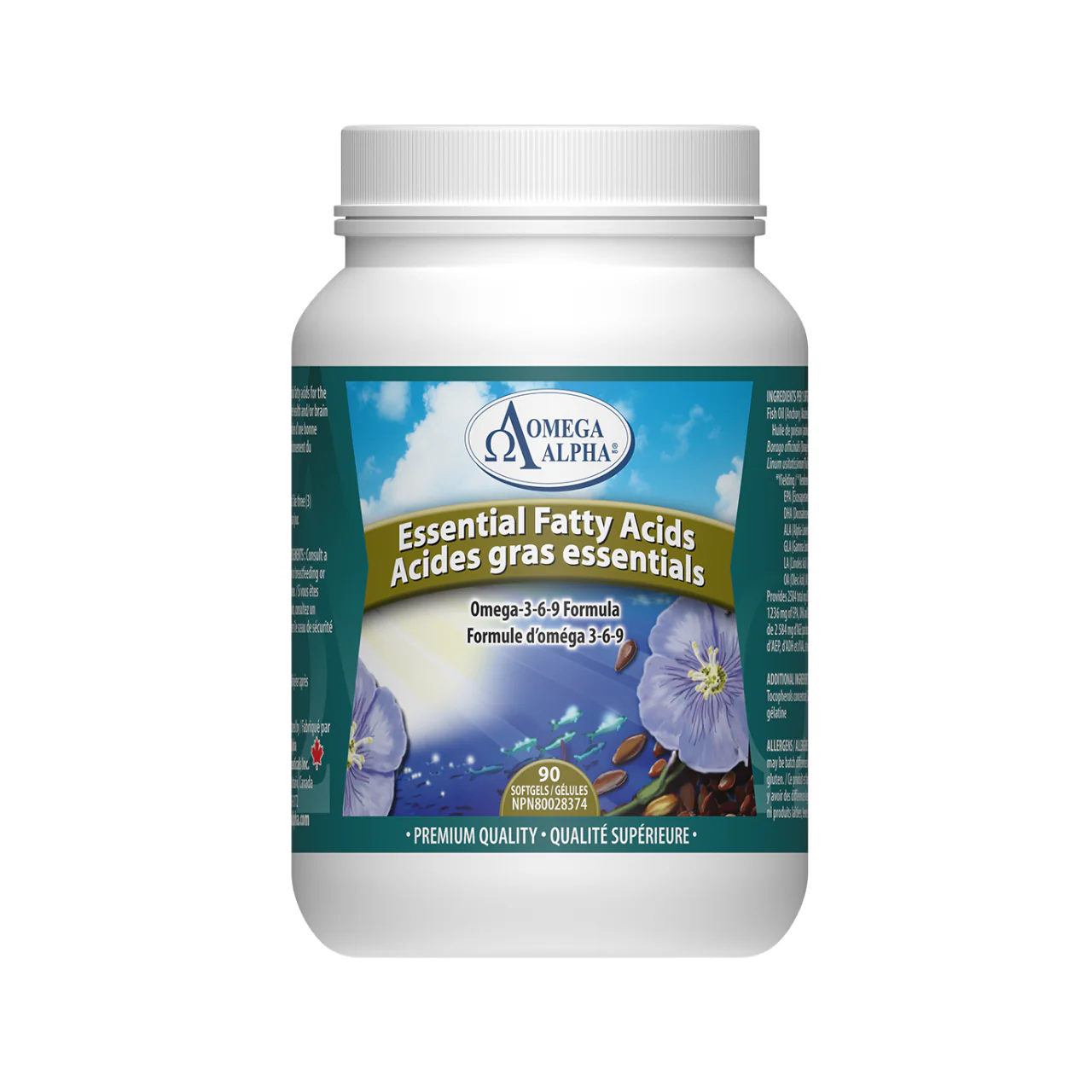 Omega Alpha -  Essential Fatty Acids | 90 Softgels