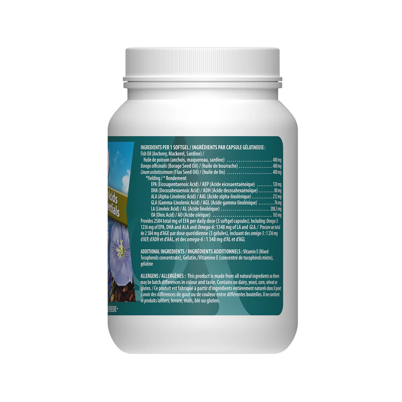 Omega Alpha -  Essential Fatty Acids | 90 Softgels - Image 2