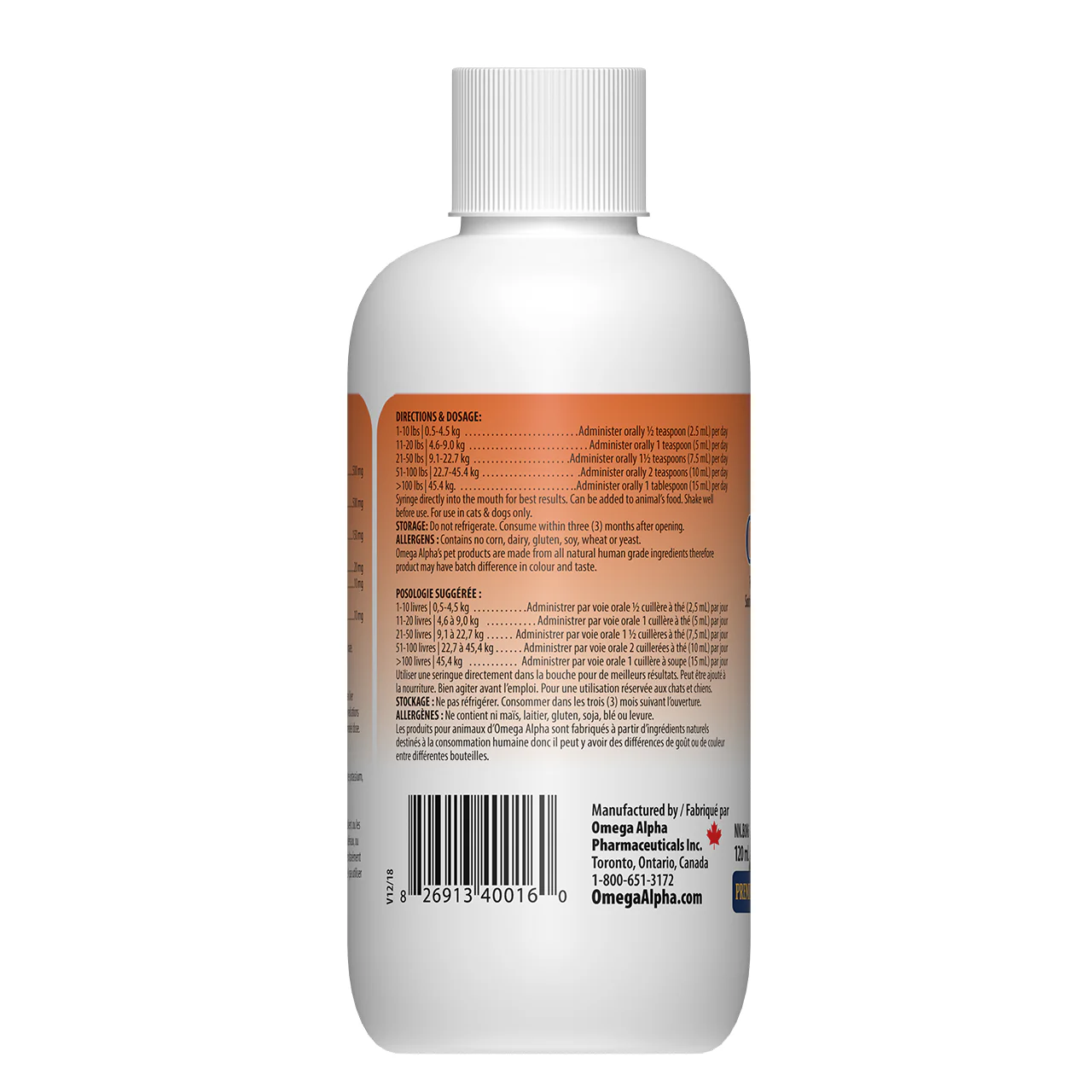 Omega Alpha - GlucosaPet | 120 mL - Image 2