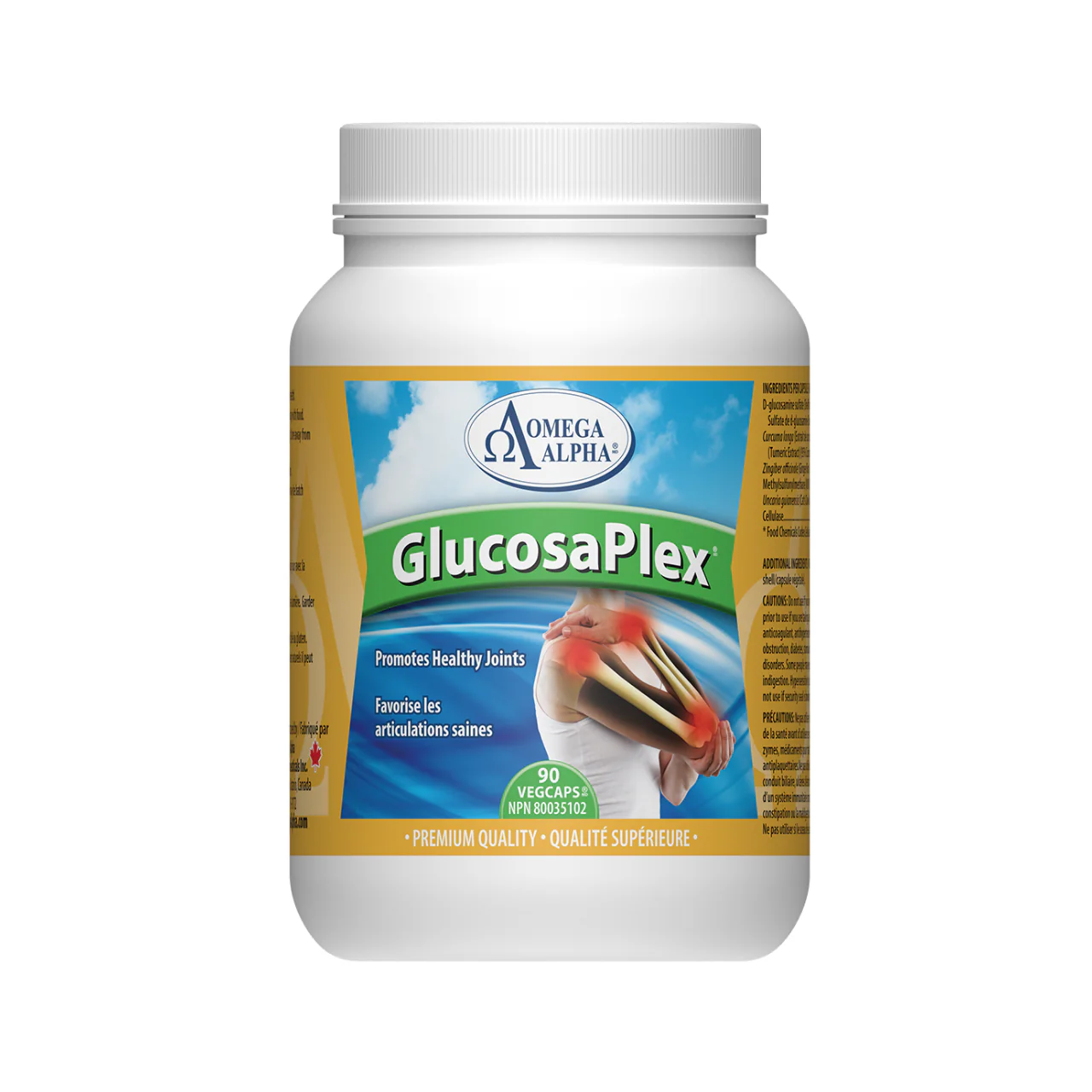 Omega Alpha - GlucosaPlex | 90 Capsules