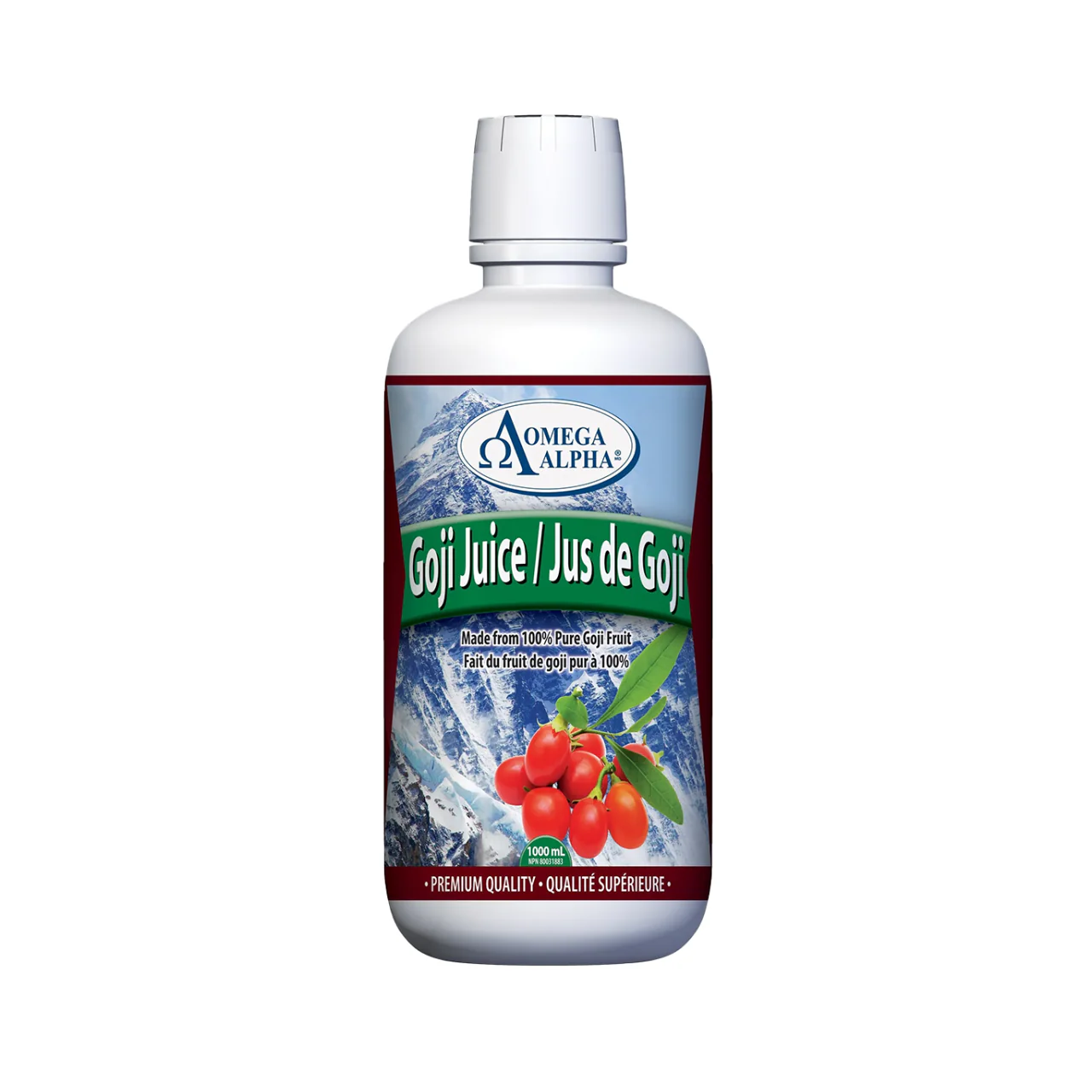 Omega Alpha - Goji Juice 100% Pure Natural Flav | 1 L