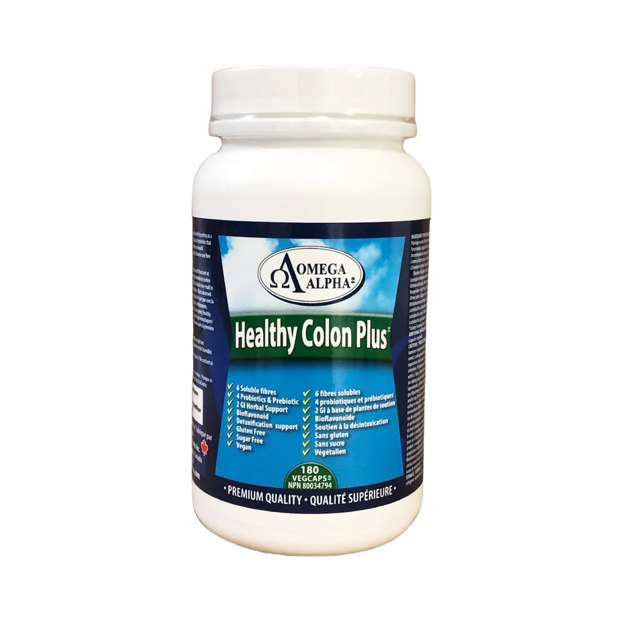 Omega Alpha -  Healthy Colon Plus | 180 vcap