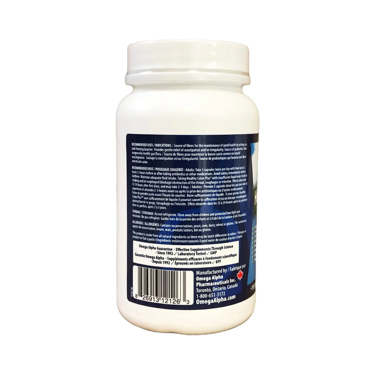 Omega Alpha -  Healthy Colon Plus | 180 vcap - Image 2