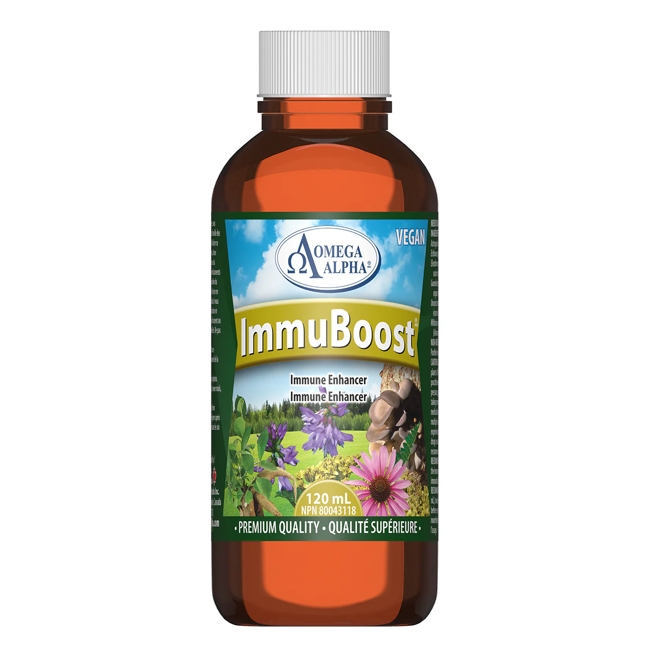 Omega Alpha - ImmuBoost Immune Enhancer | 120 mL