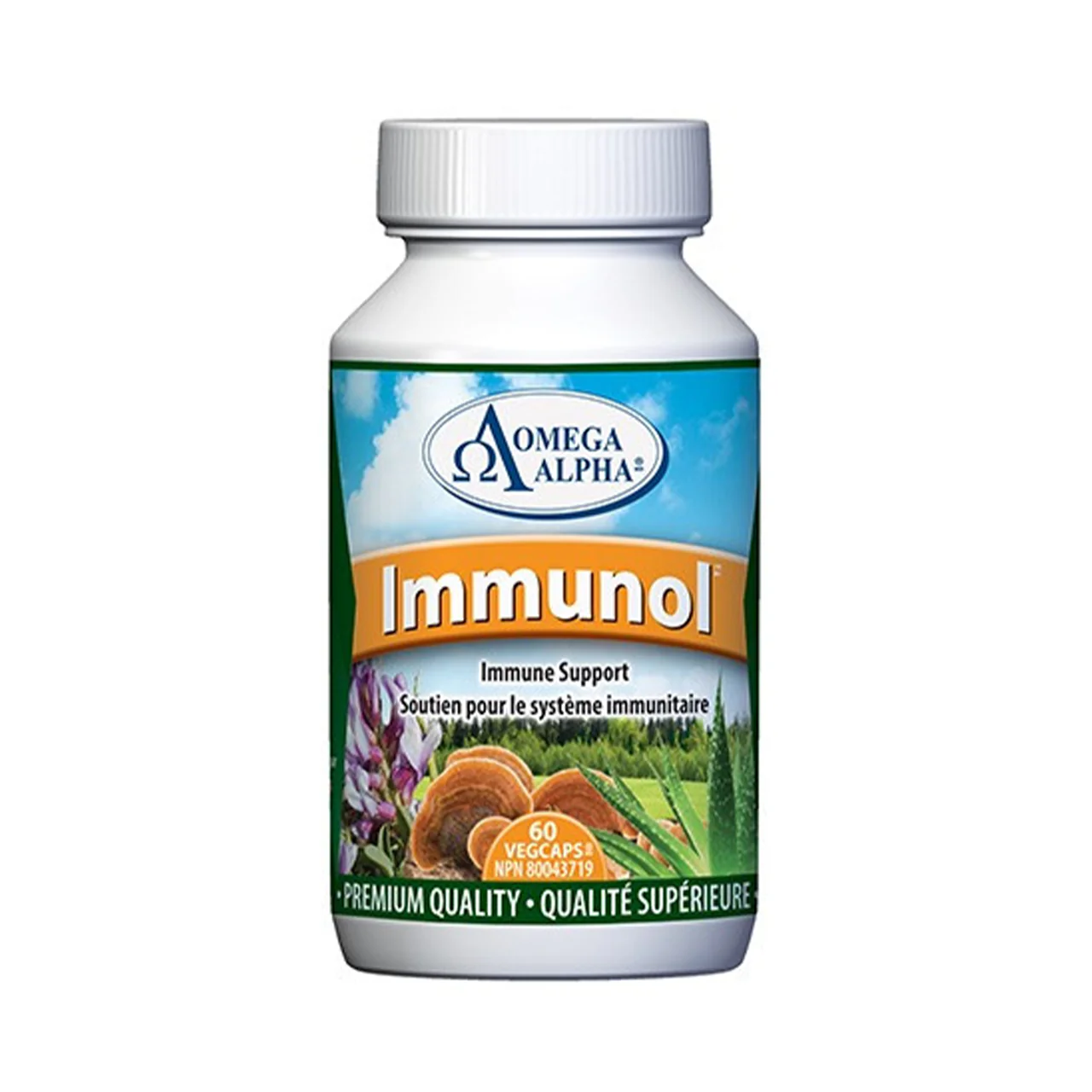 Omega Alpha - Immunol For Immune Support | 60 Veg Capsules