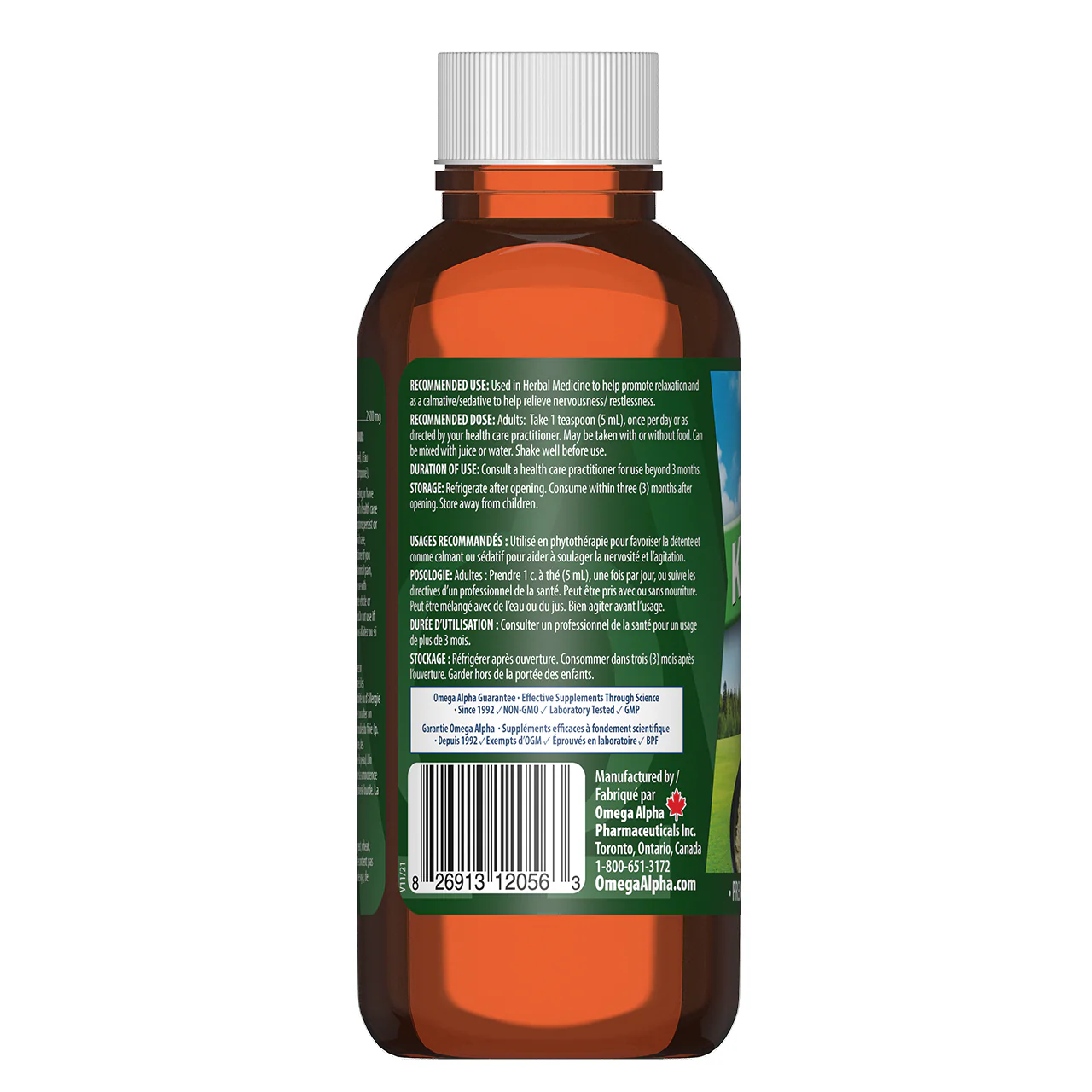 Omega Alpha - Kava Kava Calmative Sleep Aid | 120 mL - Image 3