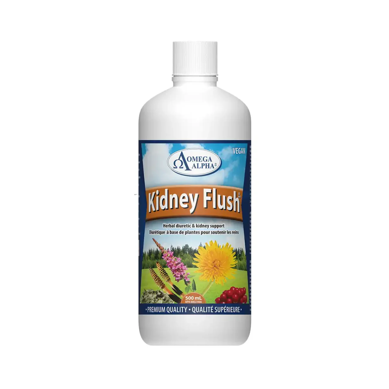 Omega Alpha - Kidney Flush Natural Flav | 500 mL