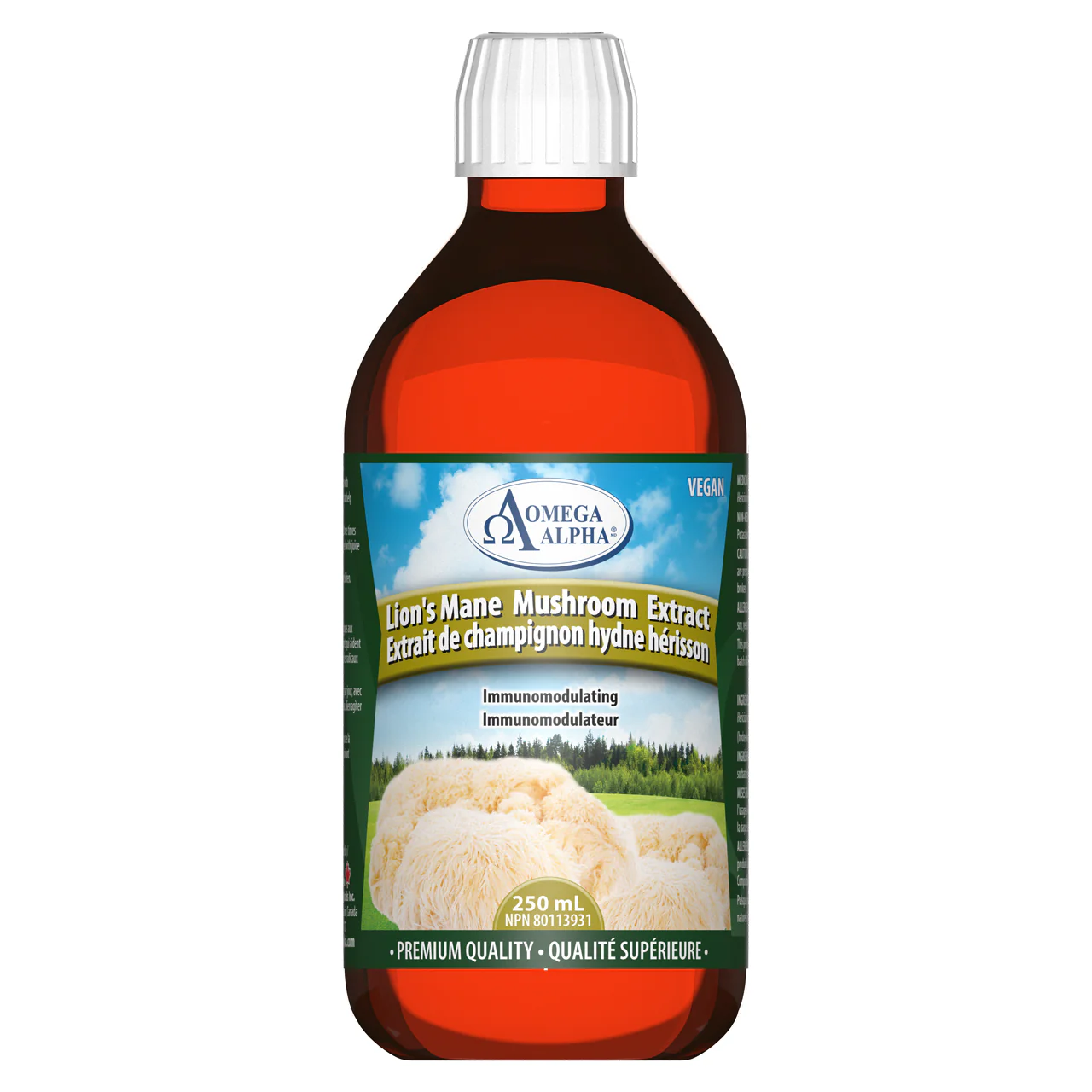 Omega Alpha - Lion's Mane Mushroom Extract | 250 mL