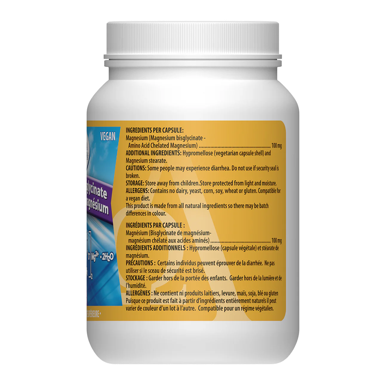Omega Alpha - Magnesium Bisglycinate | 120 VegCaps - Image 3