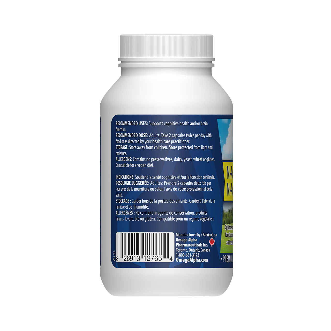 Omega Alpha - N-Acetyl-L-Carnitine | 90 vcap - Image 3