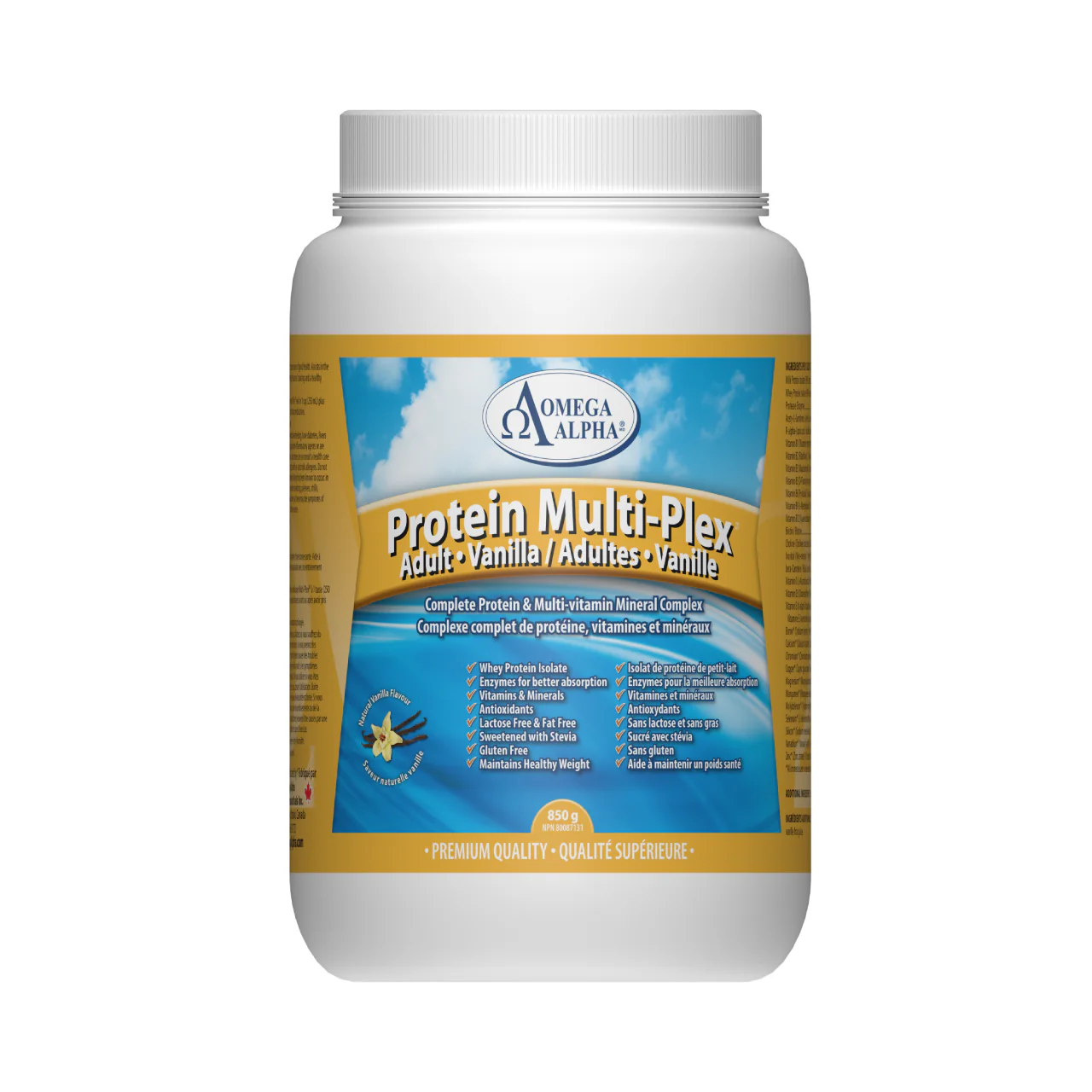 Omega Alpha -  Protein Multi-Plex Adult Vanilla | 850 g