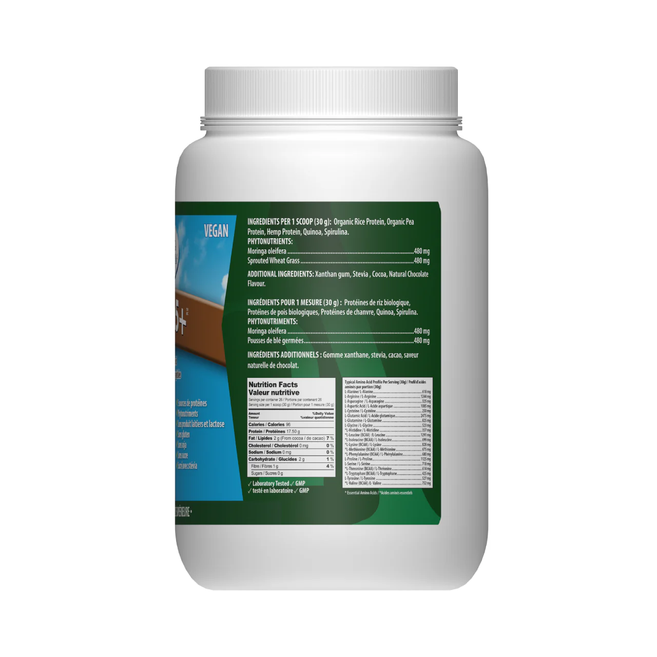 Omega Alpha - Protein Vgan5+ Chocolate Flav | 800 g - Image 2