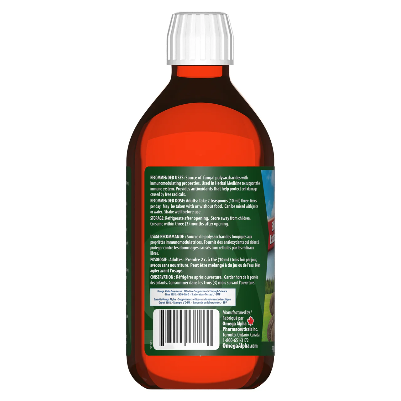 Omega Alpha - Shiitake Mushroom Extract | 250 mL - Image 3