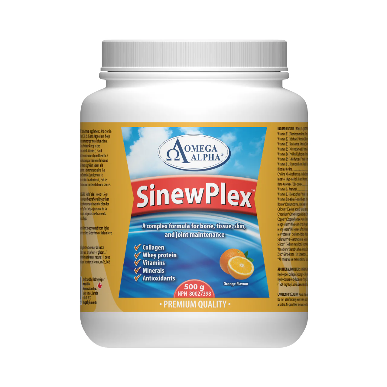 Omega Alpha - SinewPlex Orange Flav | 500 g