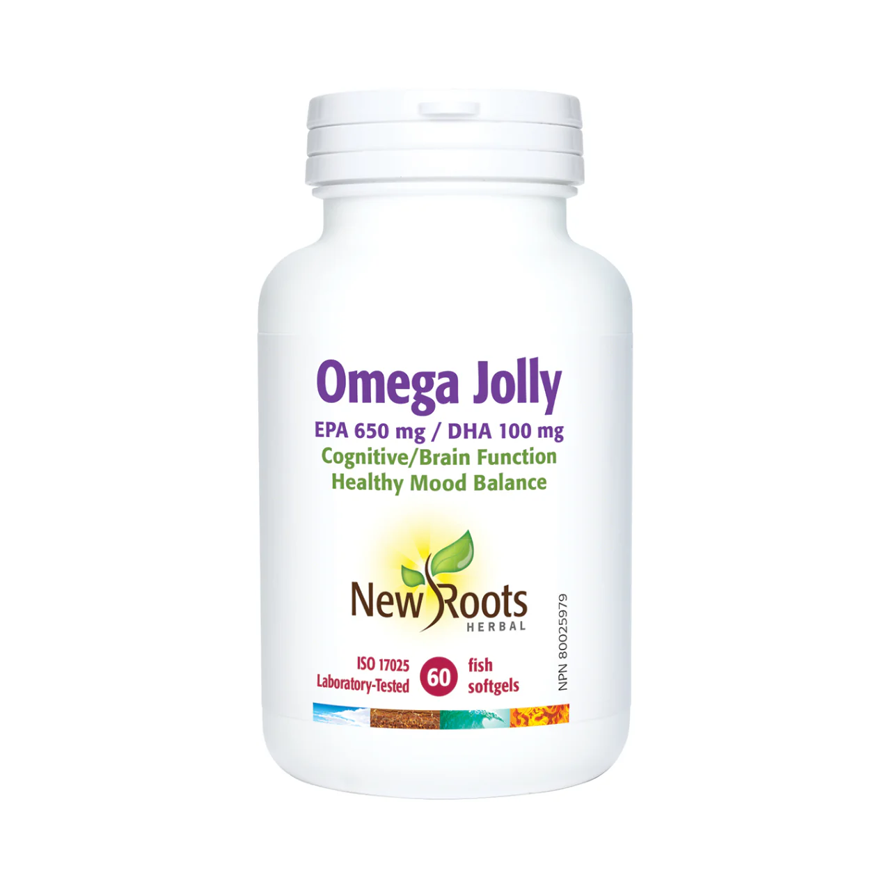 New Roots - Omega Jolly EPA 650 mg / DHA 100 mg | 60 Softgels