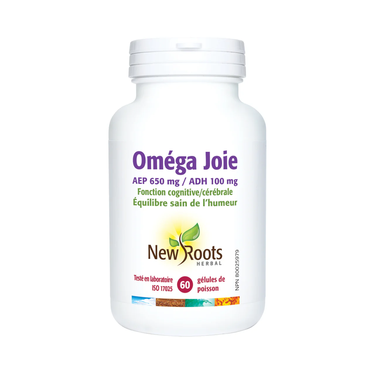New Roots - Omega Jolly EPA 650 mg / DHA 100 mg | 60 Softgels - Image 2