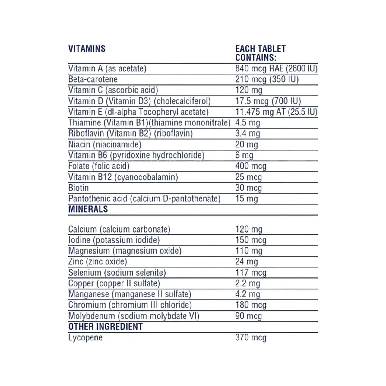 One A Day - Men's Complete Multivitamin | 90 Tablets - Image 2