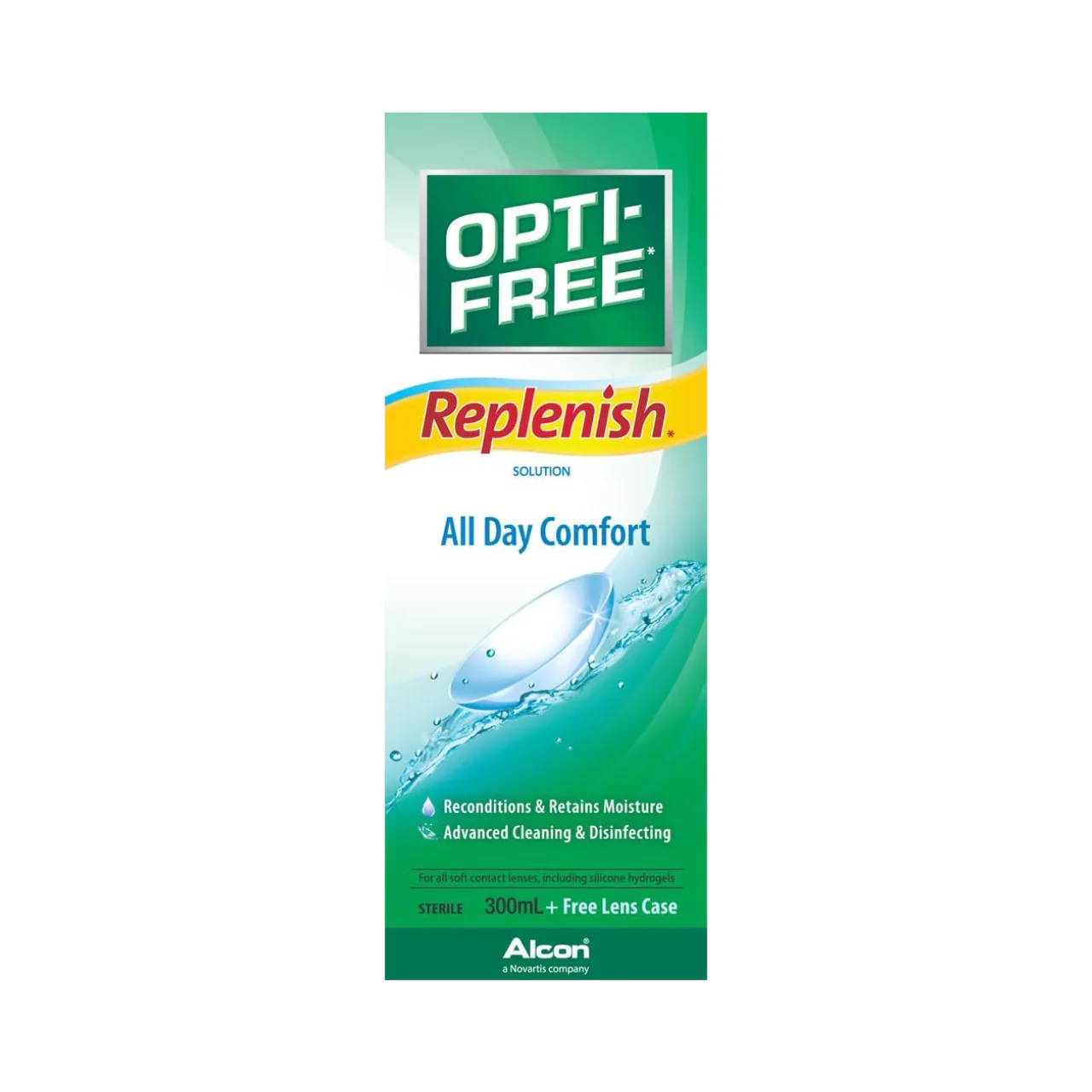 Opti-Free Replenish Contact Solution for All Day Comfort | 300 ml