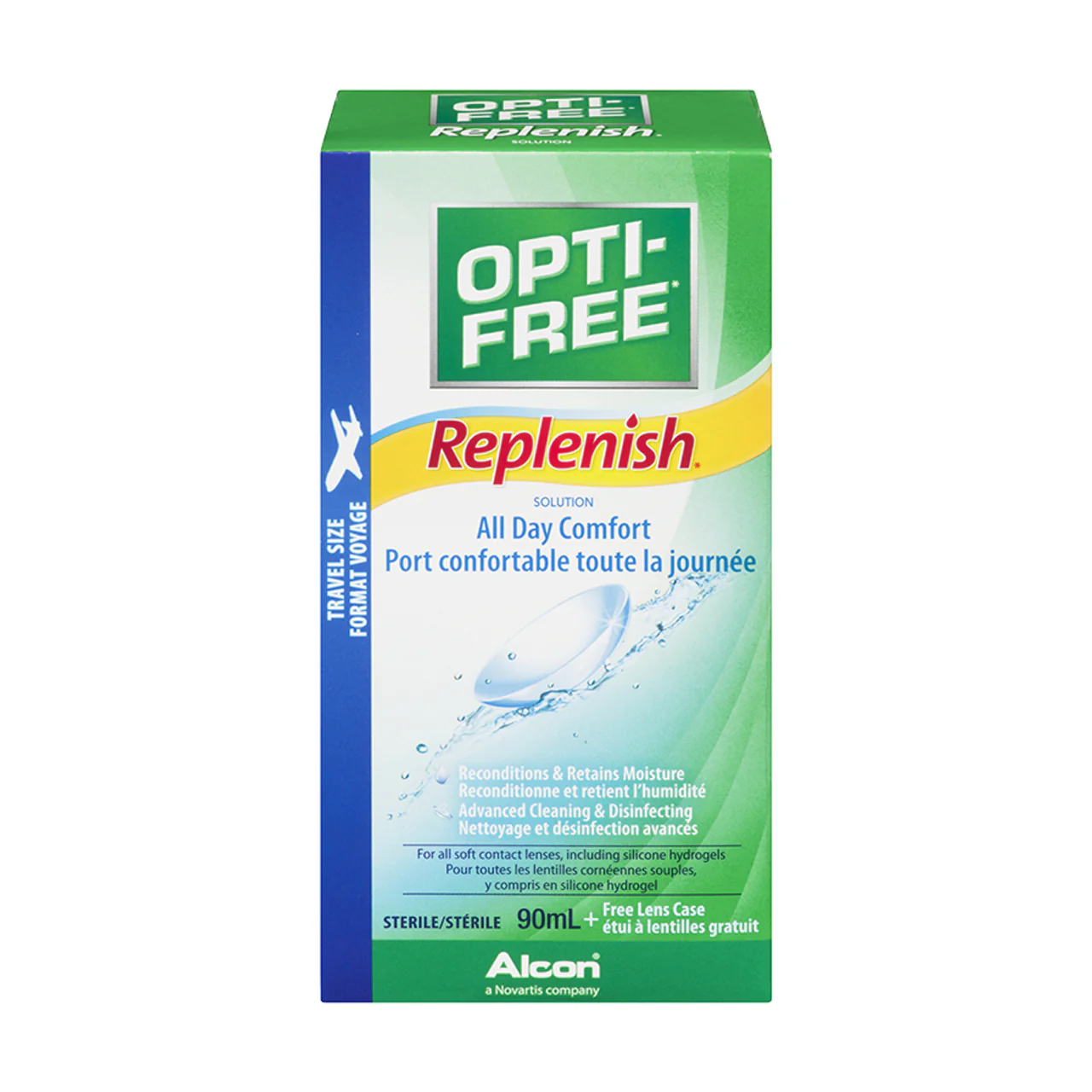Opti-Free - Replenish Solution for All Day Comfort | 90 mL