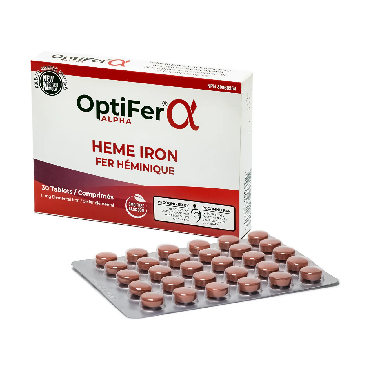 OptiFer Alpha - Heme Iron | 30 Tablets - Image 3