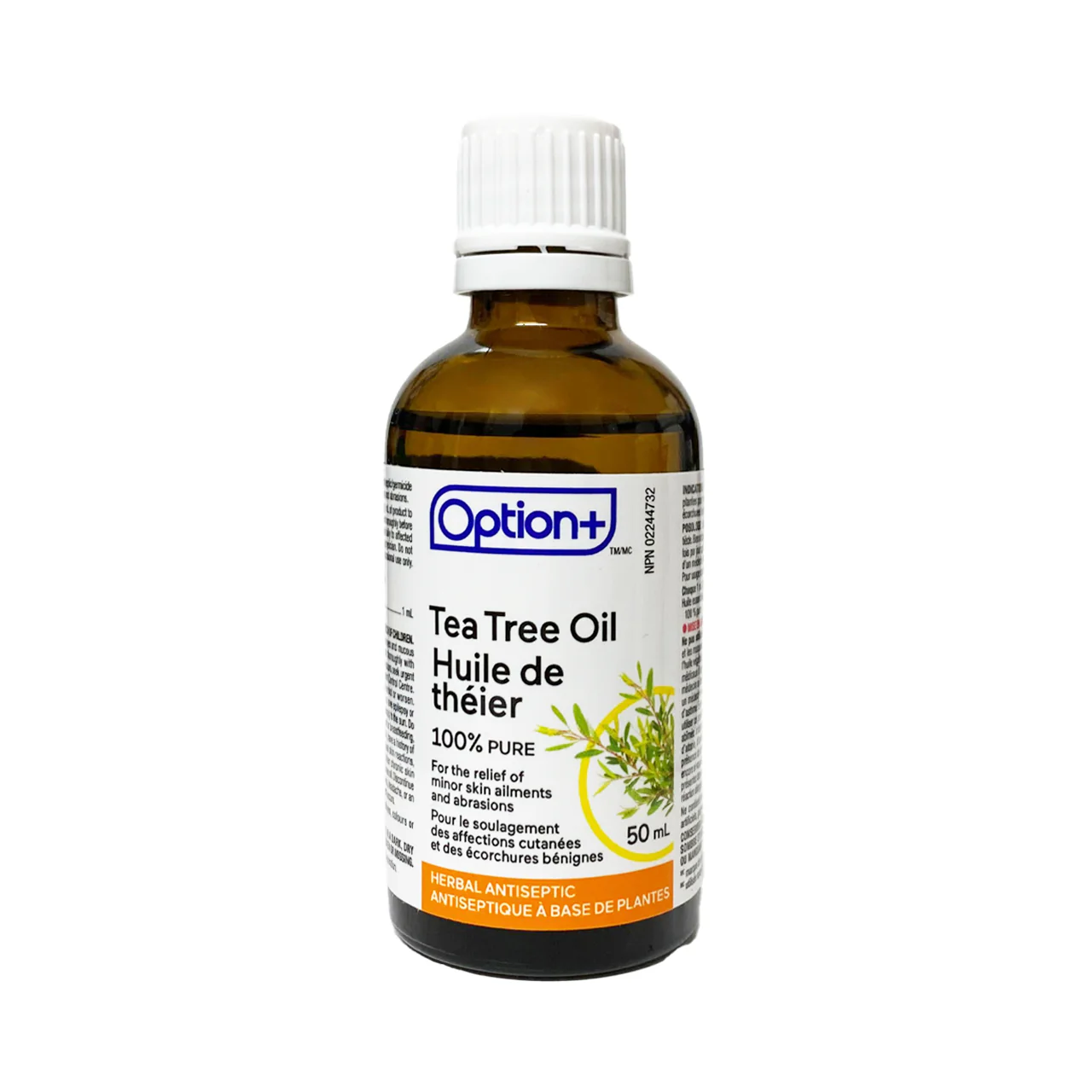 Option+ 100% Pure Tea Tree Oil Herbal Antiseptic | 50 mL