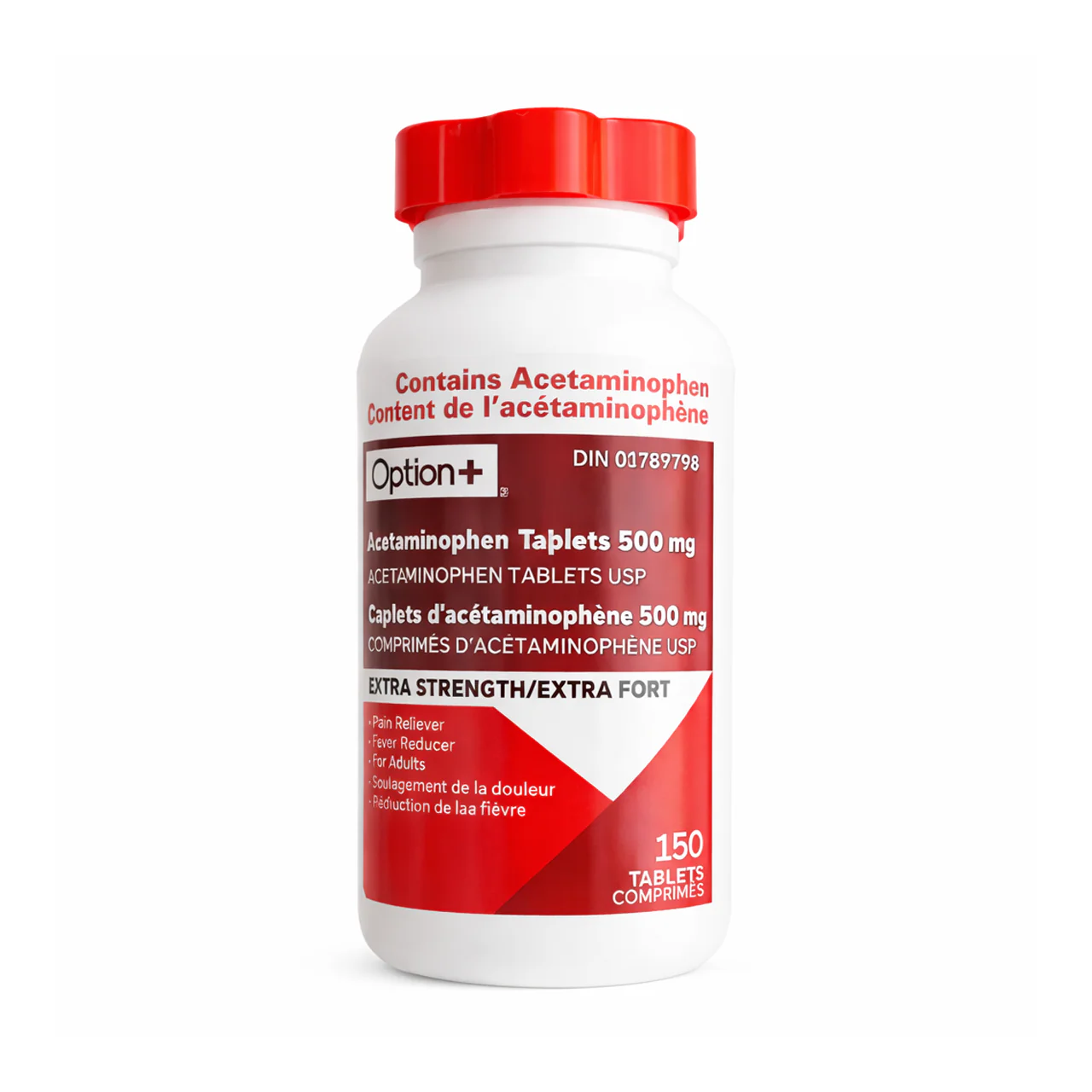 Option+Acetaminophen 500 mg | 150 Tablets