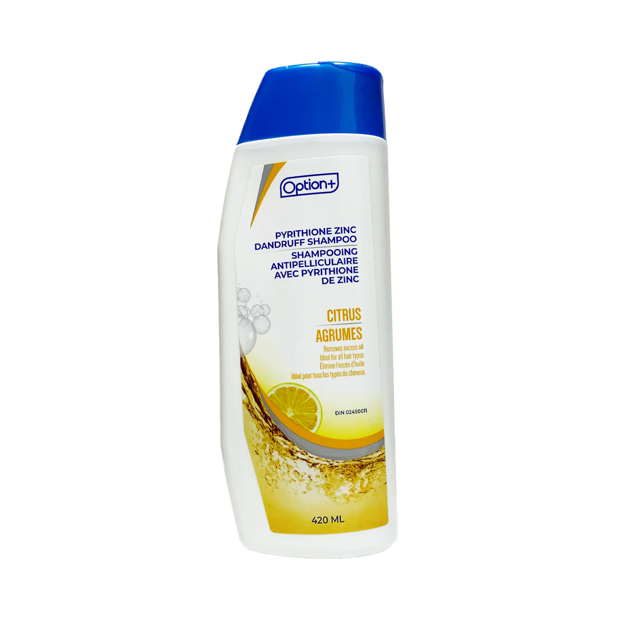 Option+ Anti-Dandruff Shampoo with Citrus | 420 mL