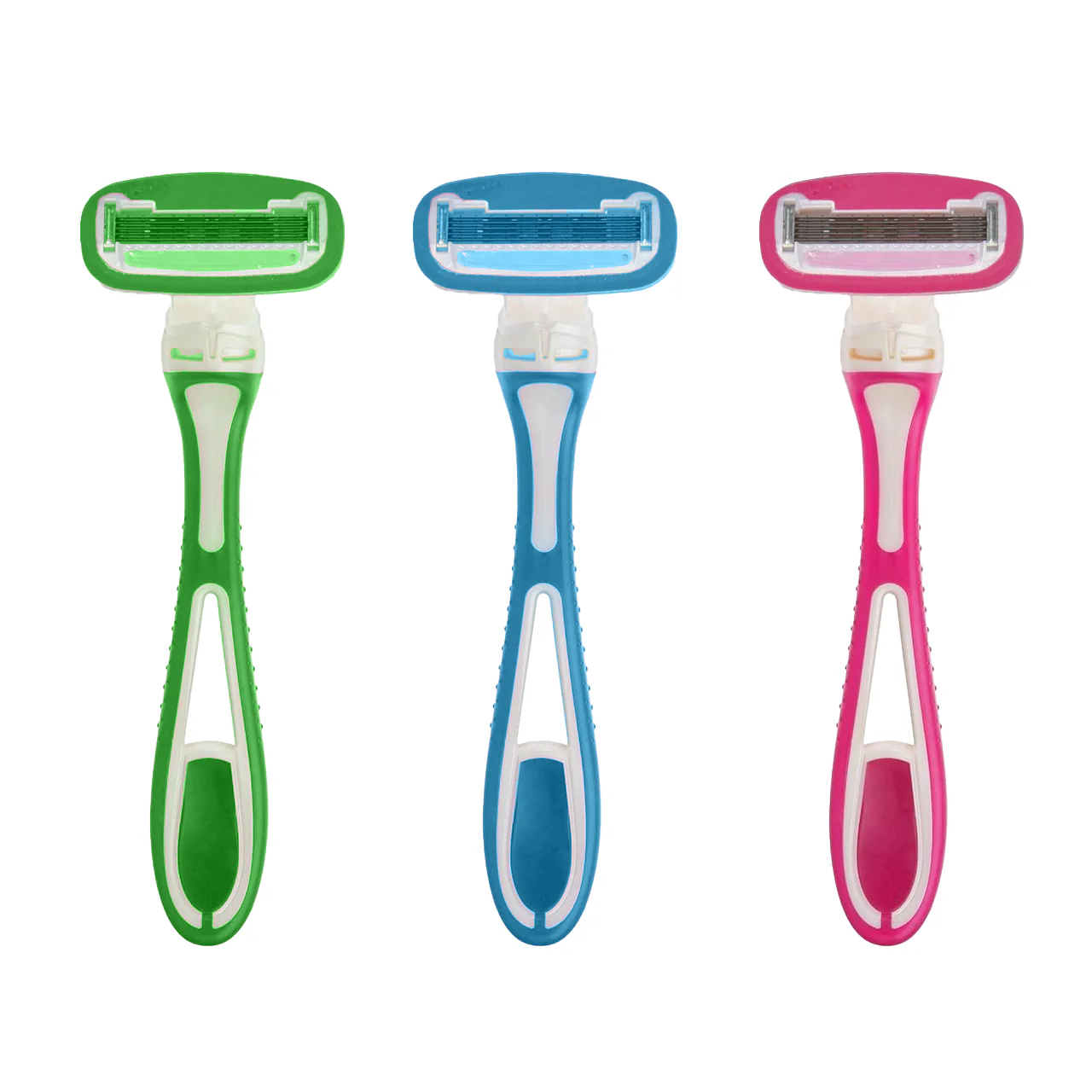 Option+ Five Blade Women's Disposable Razors | 3 pk - Image 3