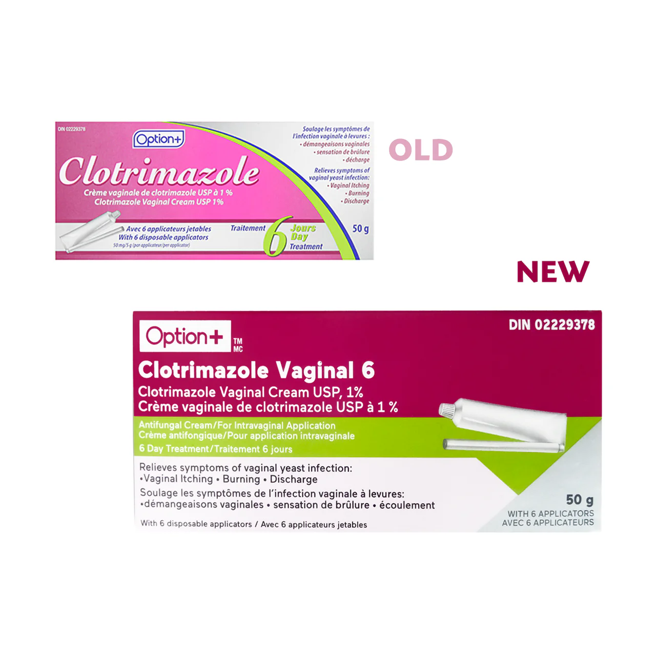 Option+ Clotrimazole Vaginal Cream USP 1% 6 day Treatment | 50g x 6 - Image 3